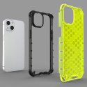 Honeycomb etui pancerny pokrowiec z żelową ramką iPhone 13 czerwony