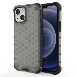 Honeycomb etui pancerny pokrowiec z żelową ramką iPhone 13 mini czarny