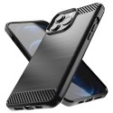 Carbon Case elastyczne etui pokrowiec iPhone 13 Pro Max czarny