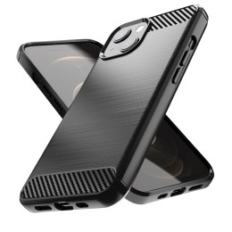 Carbon Case elastyczne etui pokrowiec iPhone 13 mini czarny