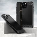 Carbon Case elastyczne etui pokrowiec iPhone 13 mini czarny