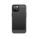 Carbon Case elastyczne etui pokrowiec iPhone 13 mini czarny