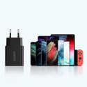 Ładowarka sieciowa Choetech Q5003 USB-A 18W 3A QC 3.0 + kabel USB-A - USB-C 1m - czarna