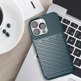 Thunder Case elastyczne pancerne etui pokrowiec iPhone 13 Pro zielony