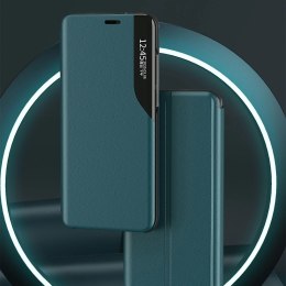 Eco Leather View Case elegancki futerał etui z klapką i funkcją podstawki iPhone 13 Pro Max czerwony