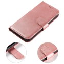 Magnet Case elegancki futerał etui pokrowiec z klapką i funkcją podstawki iPhone 13 Pro Max różowy