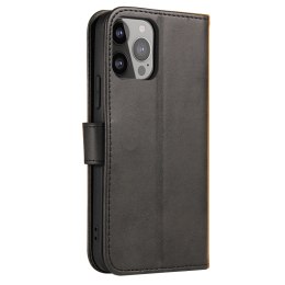 Magnet Case elegancki futerał etui pokrowiec z klapką i funkcją podstawki iPhone 13 czarny