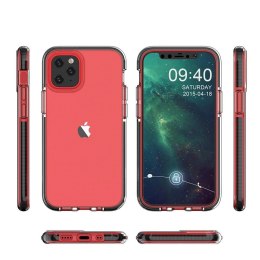 Spring Case pokrowiec żelowe etui z kolorową ramką do iPhone 13 mini ciemnoniebieski