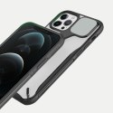 Nillkin Cyclops Case wytrzymałe etui z osłoną na aparat i składaną podstawką iPhone 13 Pro Max niebieski