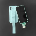 Rope case żelowe etui ze smyczą łańcuszkiem torebka smycz iPhone 8 Plus / iPhone 7 Plus czerwony