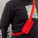 Rope case żelowe etui ze smyczą łańcuszkiem torebka smycz iPhone XS / iPhone X niebieski