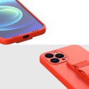 Rope case żelowe etui ze smyczą łańcuszkiem torebka smycz Xiaomi Poco X3 NFC czarny