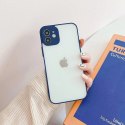 Milky Case silikonowe elastyczne półprzezroczyste etui do Samsung Galaxy A22 4G granatowy