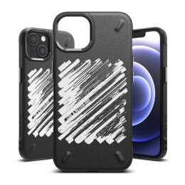 Ringke Onyx Design wytrzymałe etui pokrowiec iPhone 13 mini czarny (Paint) (OD541E229)