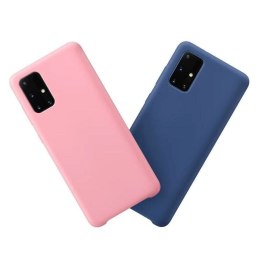 Silicone Case elastyczne silikonowe etui pokrowiec Samsung Galaxy A03s czarny