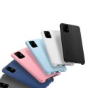 Silicone Case elastyczne silikonowe etui pokrowiec Samsung Galaxy A03s różowy