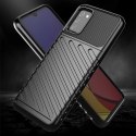 Thunder Case elastyczne pancerne etui pokrowiec Samsung Galaxy A03s czarny