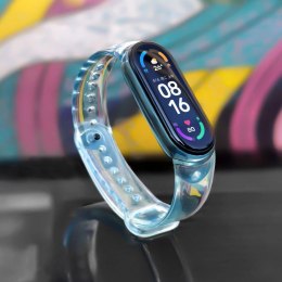 Zamienna silikonowa opaska pasek bransoleta bransoletka do Xiaomi Mi Band 6 / 5 niebieski