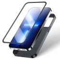 Joyroom 360 Full Case etui pokrowiec do iPhone 13 Pro Max obudowa na tył i przód + szkło hartowane czarny (JR-BP928 black)