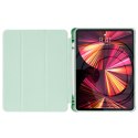 Stand Tablet Case etui Smart Cover pokrowiec na iPad Pro 12.9'' 2021 / 2020 z funkcja podstawki zielony