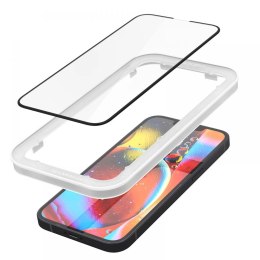 Szkło hartowane Spigen ALM Glass FC na iPhone 13 / 13 Pro / 14 - czarne 2 szt.