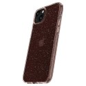 Etui Spigen Liquid Crystal Glitter na iPhone 15 Plus - różowo-przezroczyste