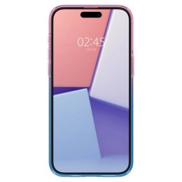 Etui Spigen Liquid Crystal na iPhone 15 Pro - różowo-niebieskie