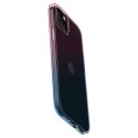 Etui Spigen Liquid Crystal na iPhone 15 - różowo-niebieskie