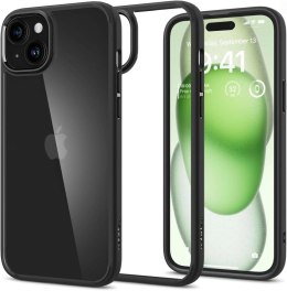 Etui Spigen Ultra Hybrid na iPhone 15 Plus - czarny mat