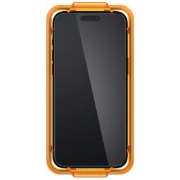 Szkło hartowane Spigen ALM Glass FC na iPhone 15 Plus - czarne 2 szt.