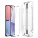 Szkło hartowane Spigen Glas.tR EZ Fit FC na iPhone 15 Plus - czarne 2 szt.