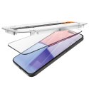 Szkło hartowane Spigen Glas.tR EZ Fit FC na iPhone 15 Pro - czarne 2 szt.