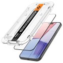 Szkło hartowane Spigen Glas.tR EZ Fit FC na iPhone 15 - czarne 2 szt.