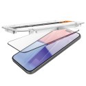 Szkło hartowane Spigen Glas.tR EZ Fit FC na iPhone 15 - czarne 2 szt.