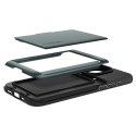 Etui Spigen Slim Armor CS na iPhone 15 Pro Max - ciemnozielone