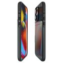 Etui Spigen Slim Armor CS na iPhone 15 Pro - ciemnozielone