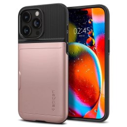 Etui Spigen Slim Armor CS na iPhone 15 Pro - różowe