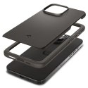 Etui Spigen Thin Fit na iPhone 15 Pro Max - metaliczny szary