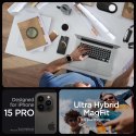 Etui Spigen Ultra Hybrid Mag z MagSafe na iPhone 15 Pro - złote