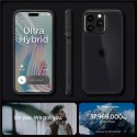 Etui Spigen Ultra Hybrid na iPhone 15 Pro Max - przezroczysto-czarne