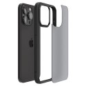 Etui Spigen Ultra Hybrid na iPhone 15 Pro Max - przezroczysto-czarne