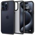 Etui Spigen Ultra Hybrid na iPhone 15 Pro - przezroczysto-czarne