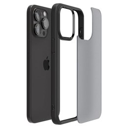 Etui Spigen Ultra Hybrid na iPhone 15 Pro - przezroczysto-czarne