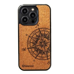 Etui Bewood Traveler Merbau drewniane na iPhone 15 Pro - jasnobrązowe