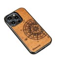 Etui Bewood Traveler Merbau drewniane na iPhone 15 Pro - jasnobrązowe