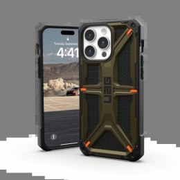 Etui UAG Monarch do iPhone 15 Pro Max - zielony kevlar