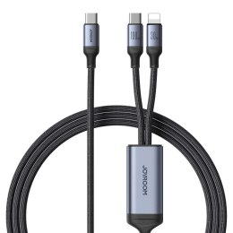 Kabel Joyroom Speedy Series S-A21 2w1 USB-C - USB-C / Lightning 100W 1.5m - czarny