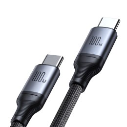 Kabel Joyroom Speedy Series S-A21 2w1 USB-C - USB-C / USB-C 100W 1.5m - czarny