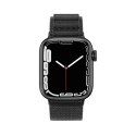 Pasek ze stalową sprzączką Alpine do Apple Watch 42/44/45/49 mm - czarny