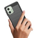 Etui Carbon Case do Motorola Moto G54 - czarne